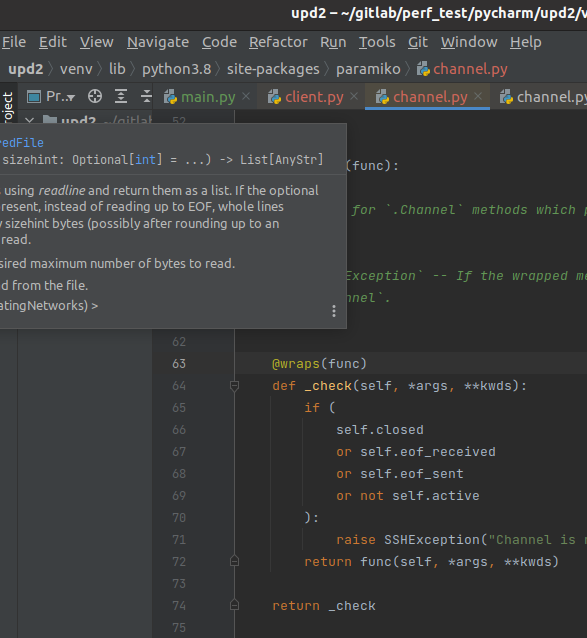 Несколько курсоров одновременно в PyCharm изображение с сайта www.devhops.site