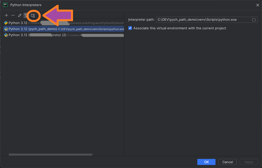 Добавления пути до проекта в PyCharm изображение с сайта www.devhops.site изображение с сайта www.devhops.site