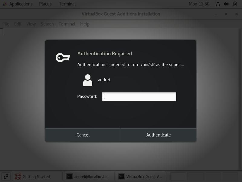Установка Guest Additions VirtualBox изображение с сайта www.eth1.ru