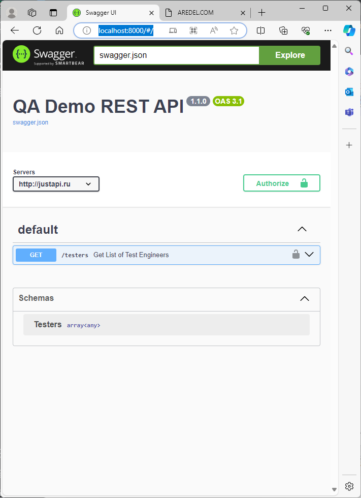 Using OpenApi Swagger