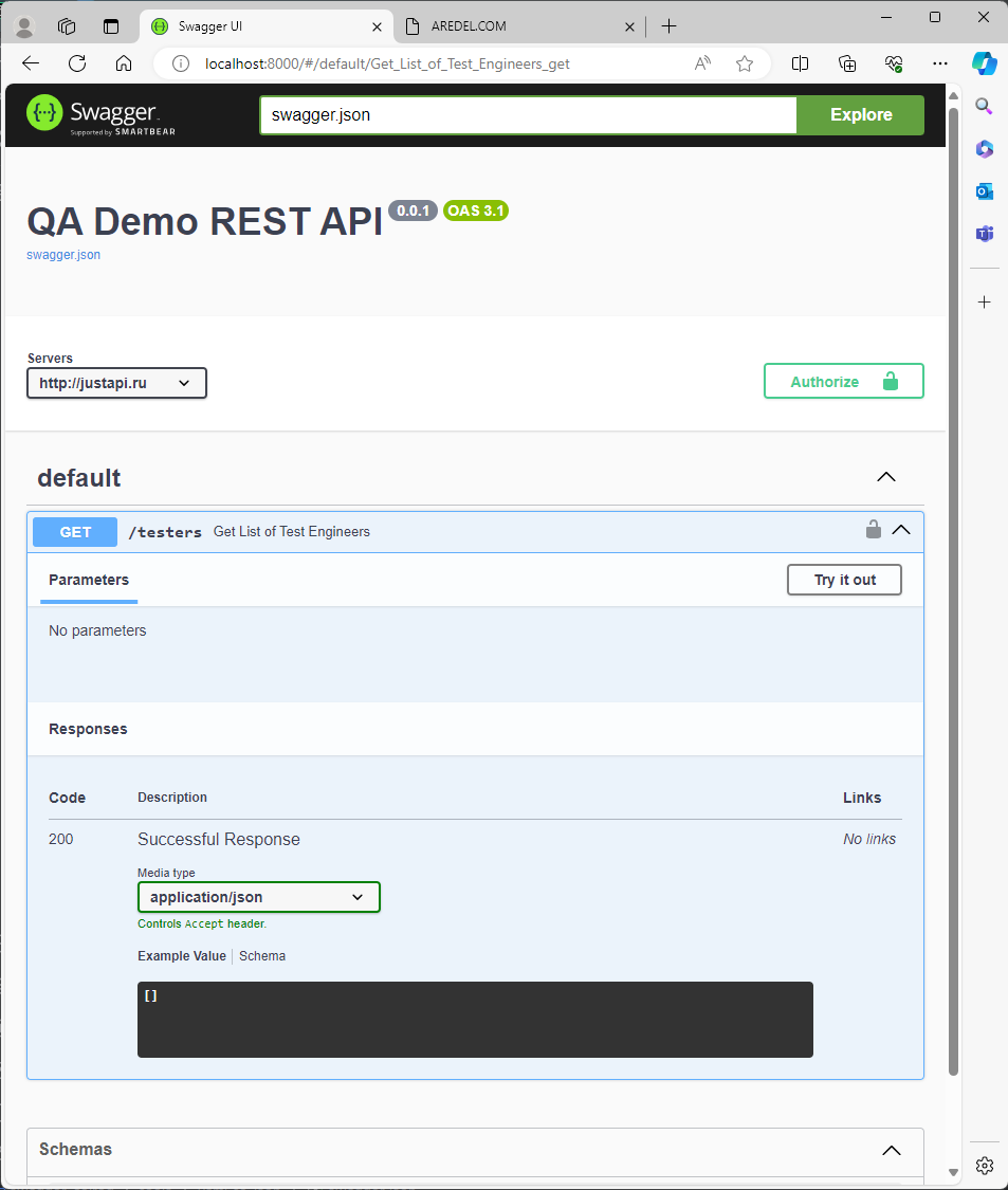 Using OpenApi Swagger