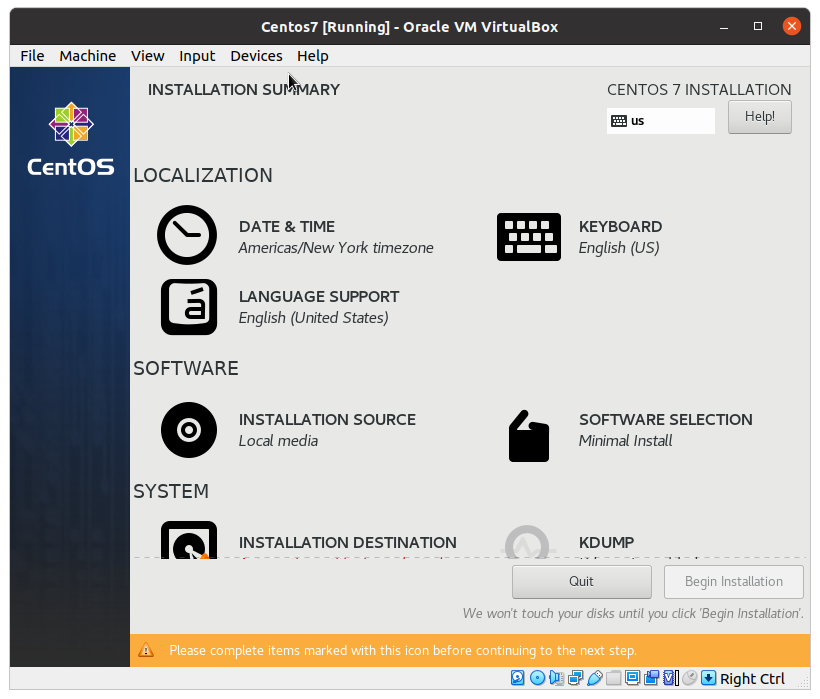 Установка CentOS 7 изображение с сайта www.eth1.ru