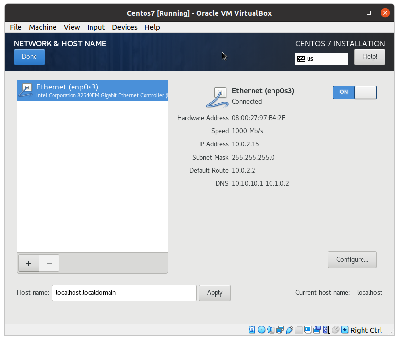 Установка CentOS 7 изображение с сайта www.eth1.ru