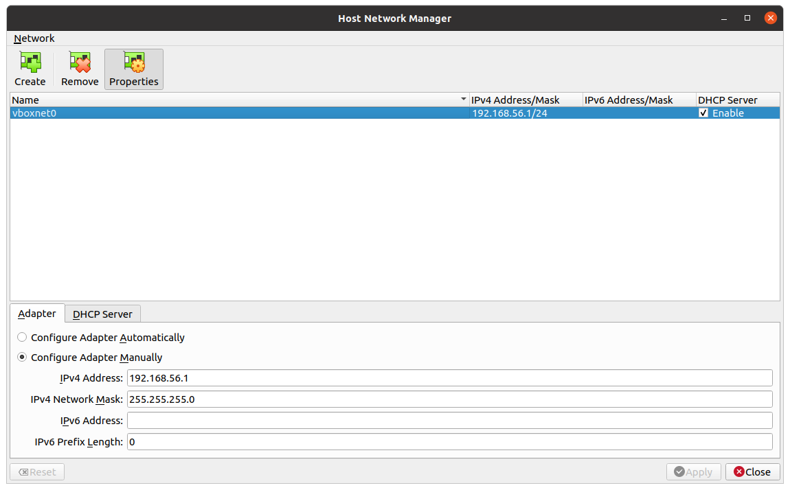 Создание host-only адаптера в VirtualBox изображение с сайта www.eth1.ru