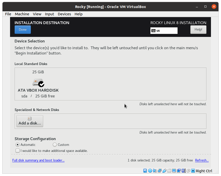 Установка Rocky Linux изображение с сайта www.eth1.ru