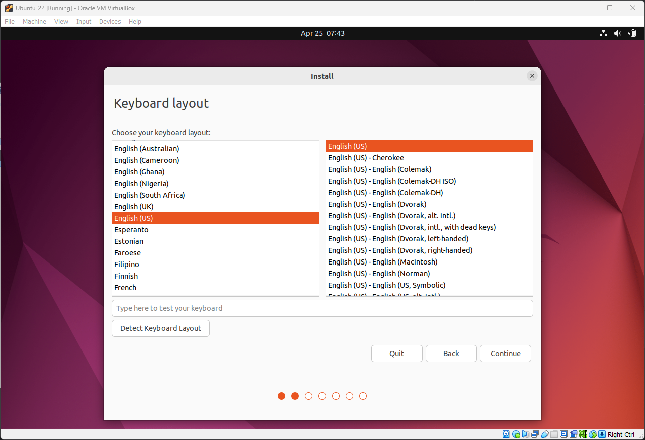 Установка Ubuntu 22.04 изображение с сайта www.devhops.site
