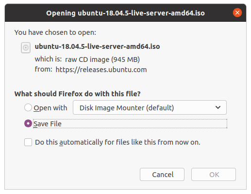 Установка Ubuntu 18.04 изображение с сайта www.eth1.ru