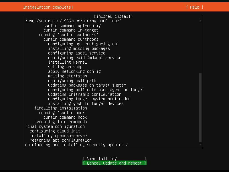 Установка Ubuntu 18.04 изображение с сайта www.eth1.ru