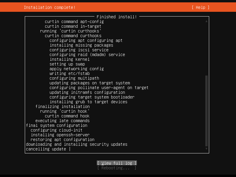Установка Ubuntu 18.04 изображение с сайта www.eth1.ru