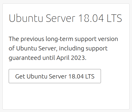 Установка Ubuntu 18.04 изображение с сайта www.eth1.ru