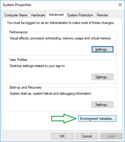 Environment Variables изображение с сайта www.devhops.site